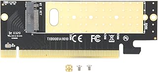 Adaptador NVMe M Chave M.2 para PCIe 3.0 x16 SSD Host Controller, placa de expansão compatível com PCI-E X4/X16 SSD 2280/2260/2242/2230, não serve para SATA m.2 NGFF