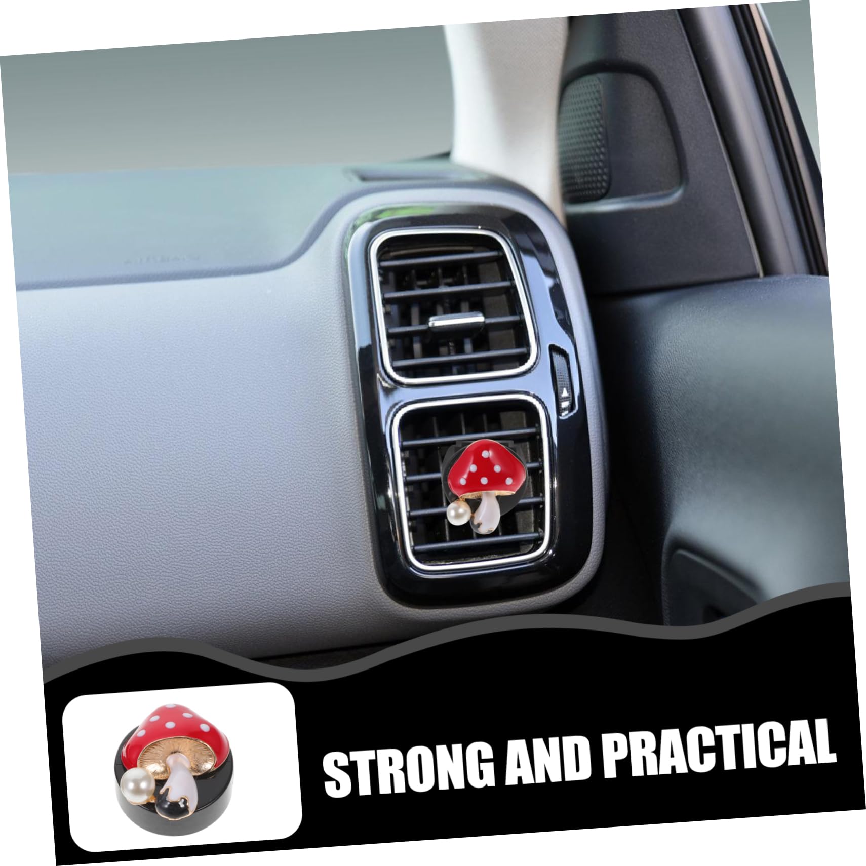5 Set Clip Diffusore Aroma Per Auto Fungo Per Decorazione Interni Auto Accessorio Per Bocchette Aria Per Regali 4 Pezzi*5