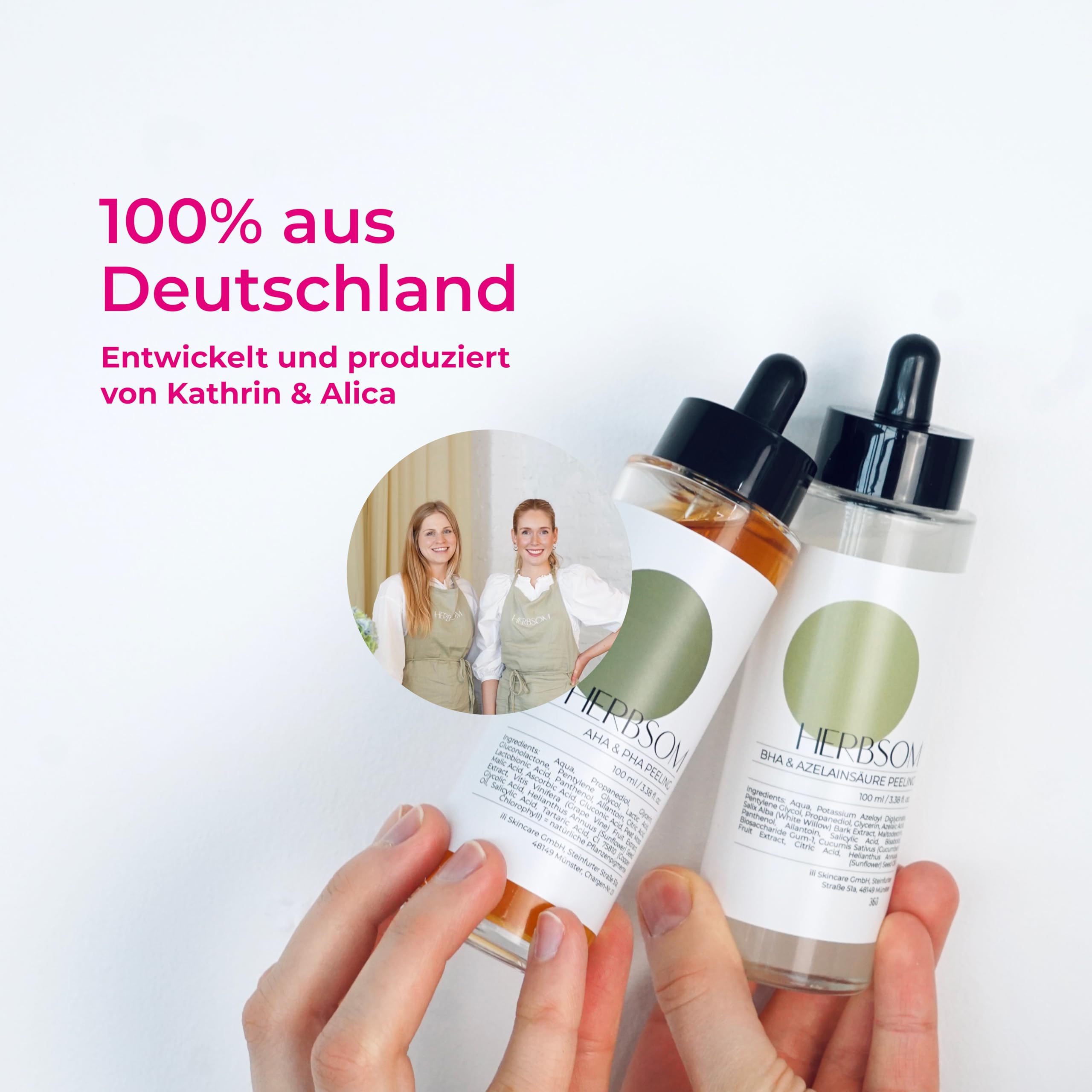 BHA & Azelainsäure Peeling I reinigt porentief, gegen verstopfte Poren und Unreinheiten, für sichtbar reinere und ebenmäßigere Haut, besonders geeignet für Mischhaut und fettige Haut