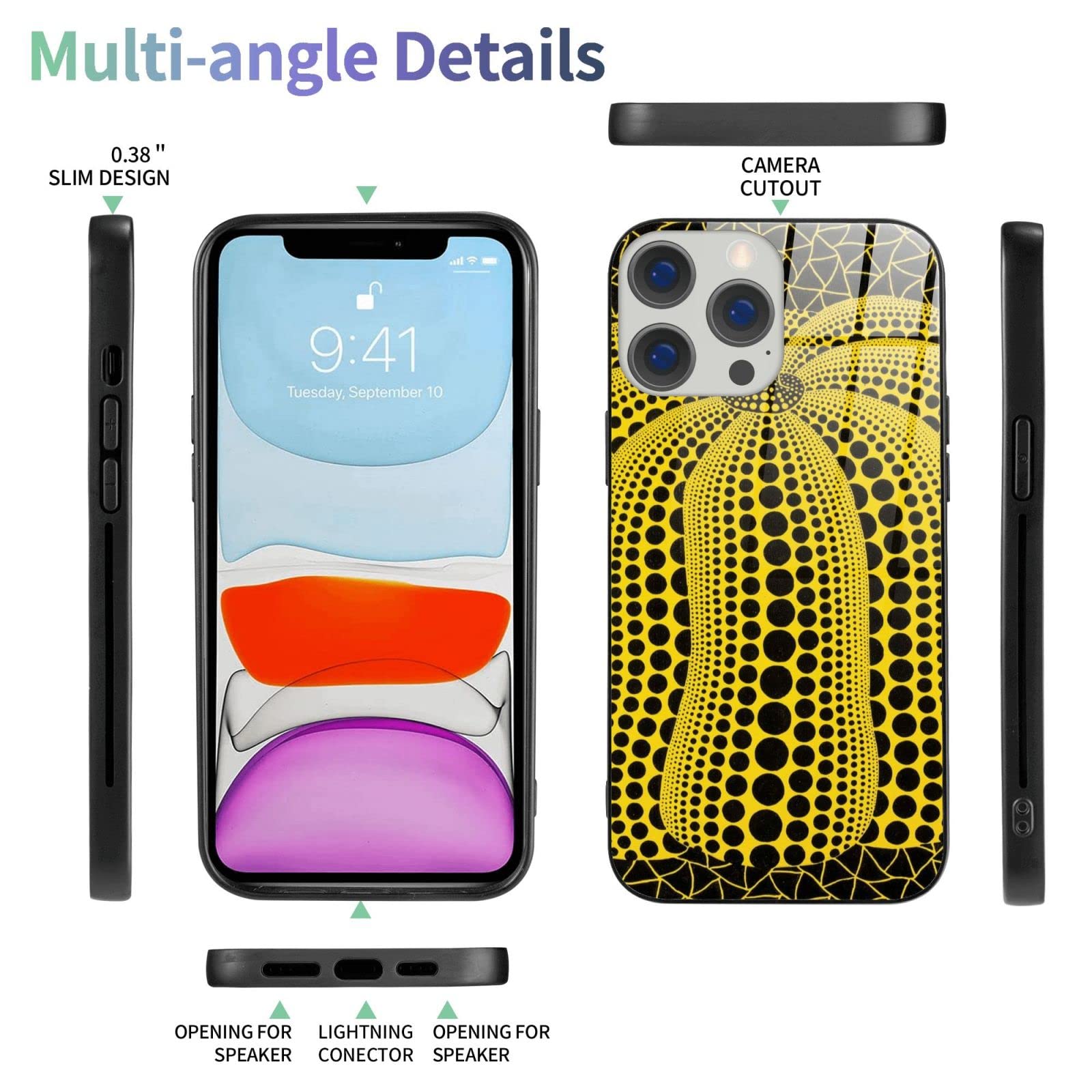 Amazon.co.jp: iphone12ケース 草間彌生 iphone12カバー アイフォン12