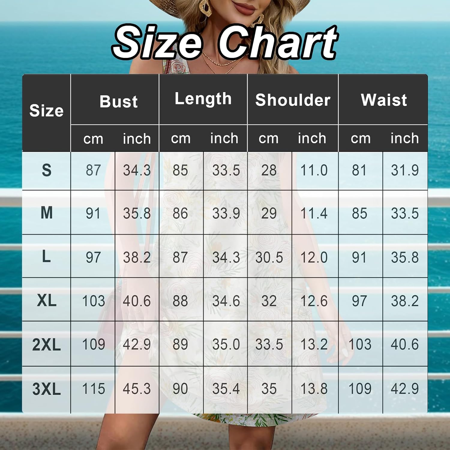 Women’s Sleeveless Summer Tank Dress Casual V Neck Shift Dresses with Pockets - Image 3