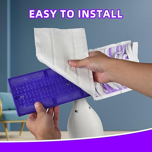 Miniatura 6 de Paquete de 12 almohadillas desechables para trapeador Swiffer PowerMop multisuperficie, repuestos de almohadillas para limpieza de suelos