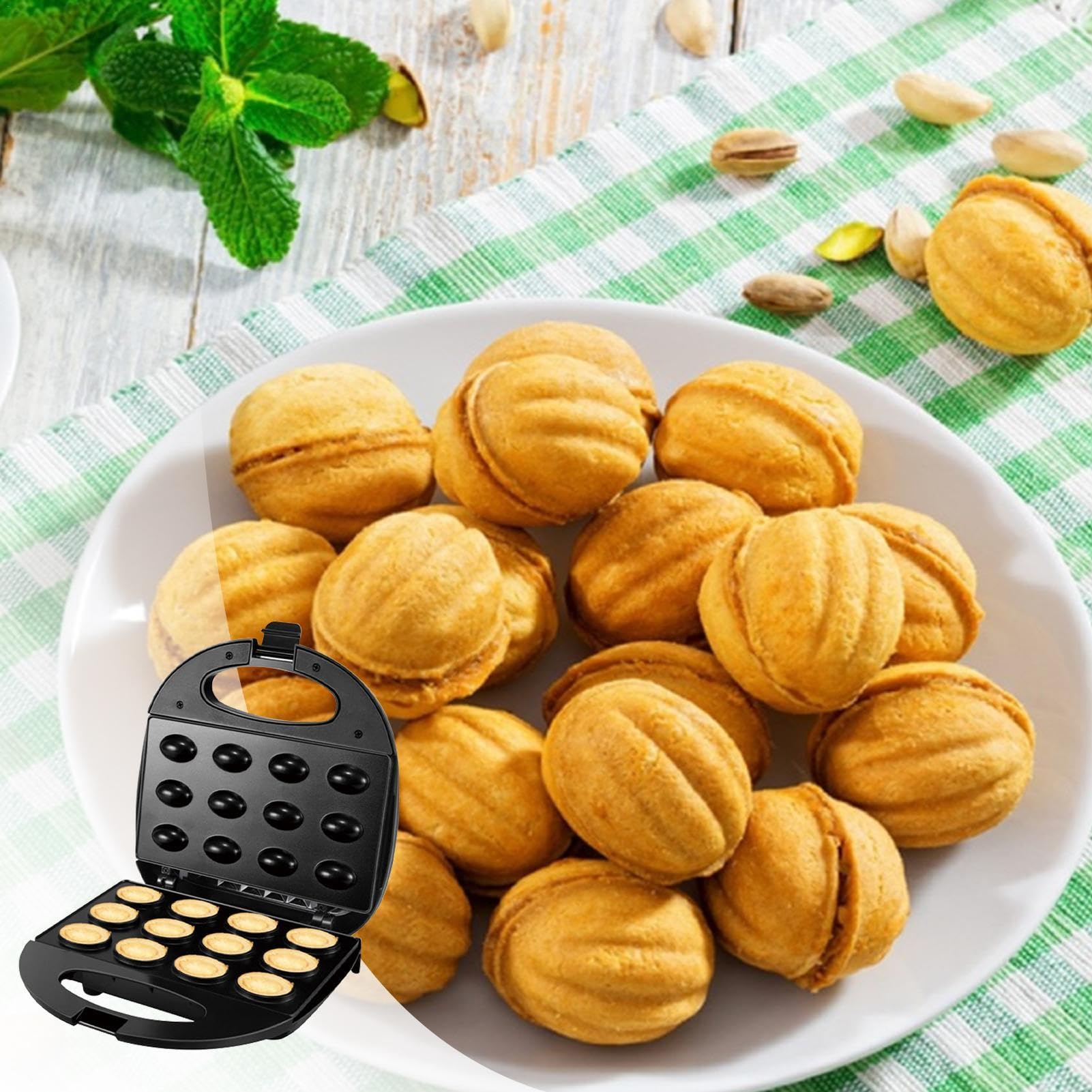 Machine à gâteau aux noix, machine à gâteau électrique aux noix - Machine électrique à gâteaux et noix,Machine à Biscuits électrique aux noix et aux noix, pour biscuits, collations, gâteaux