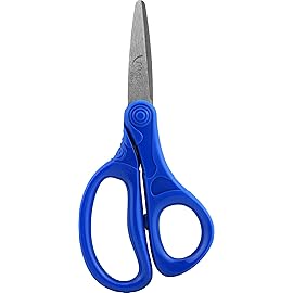 Maped Essential Scissors, Kids, 5 Inch, Pointed Tip, Right & Left Handed, Assorted Colors (480210)