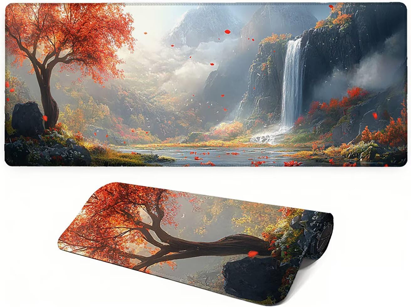 Genérico Lpfieonn Océano Gaming Alfombrilla Ratón 160x80cm PF-2473
