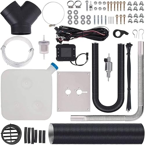Miniatura 7 de Calentador de aire diésel de 12V24V 5KW, calentador de estacionamiento de combustible, descongelador de alta eficiencia, con termostato LCD de
