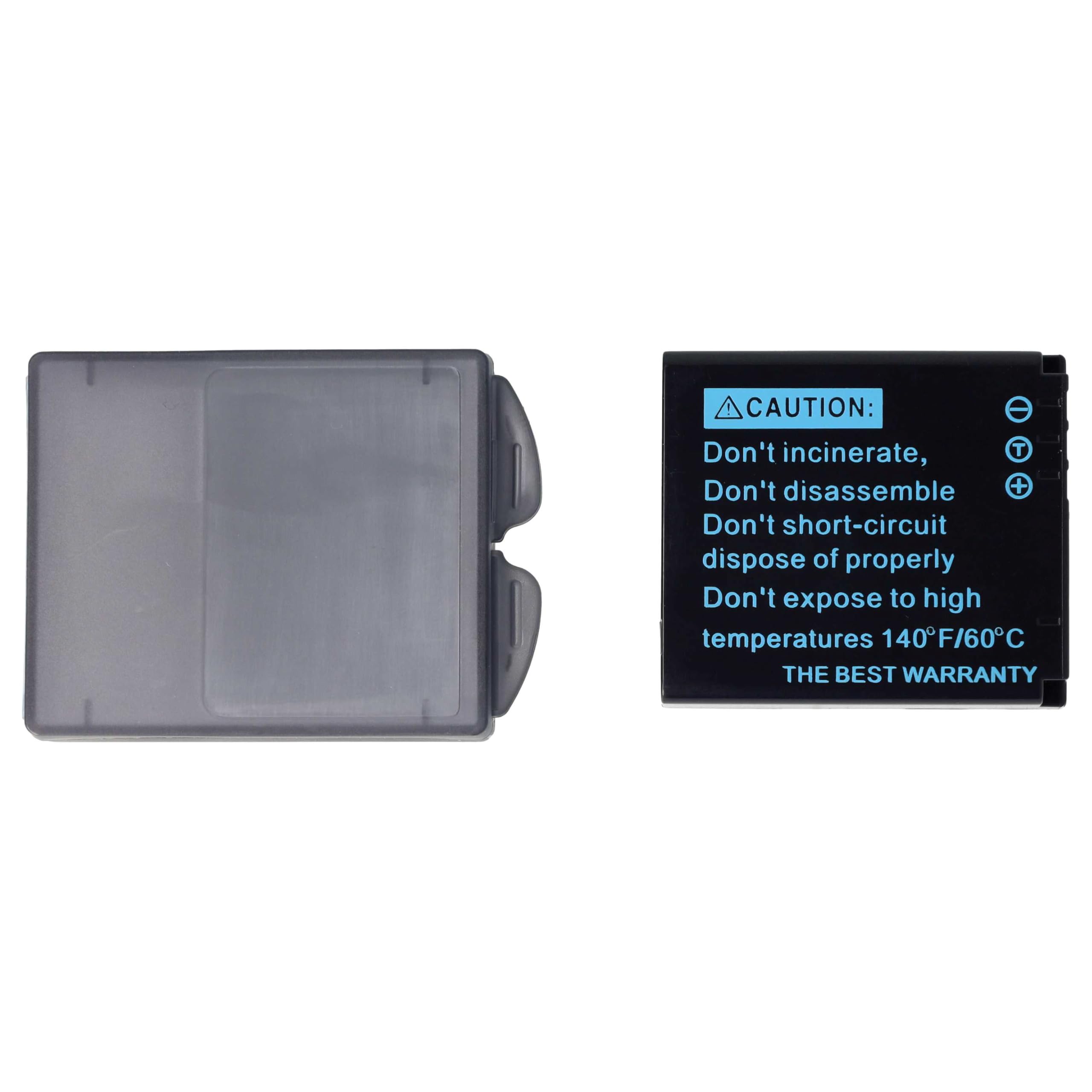 3x Batteria sostituisce Panasonic CGA-S002, CGA-S002A, CGA-S001HH per