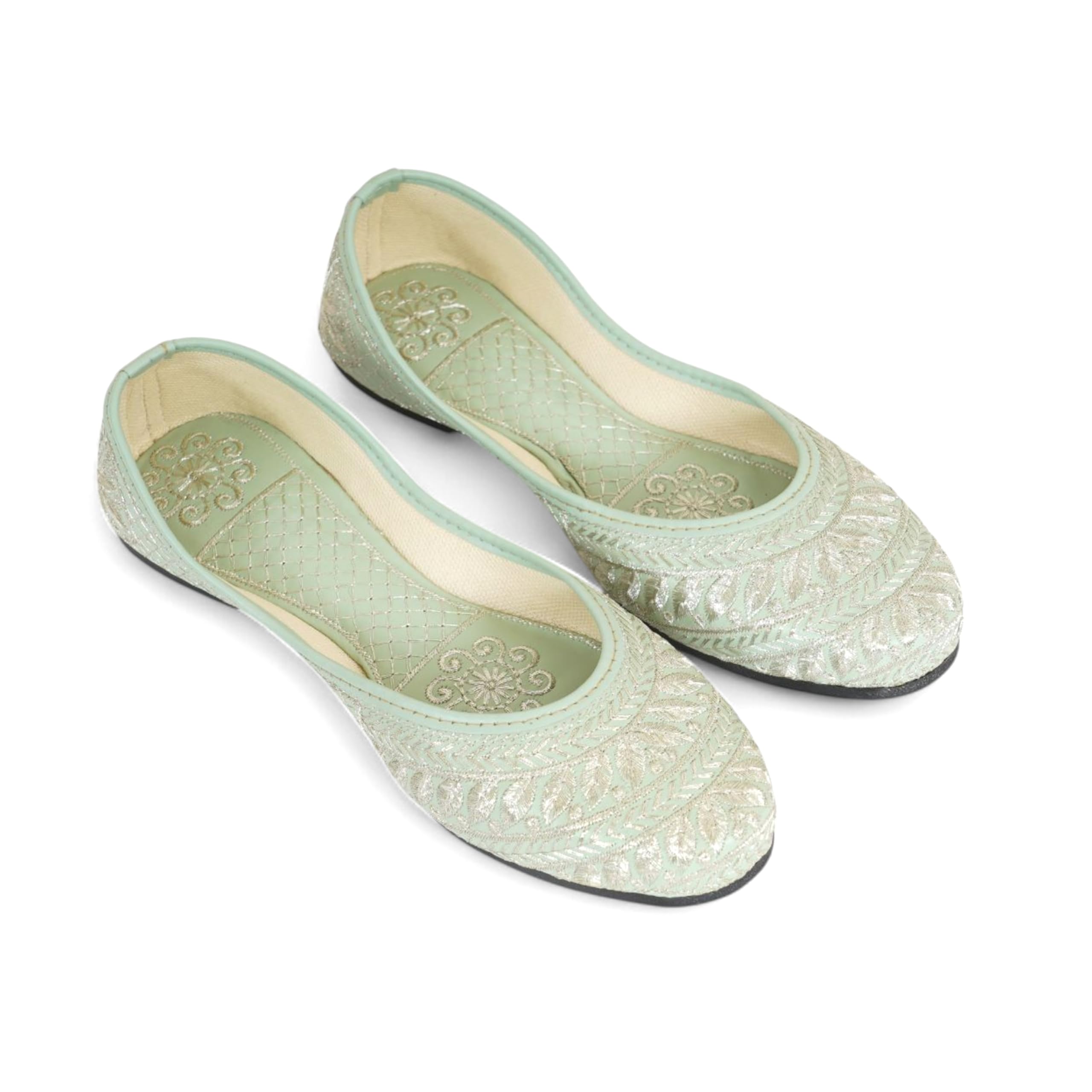 Fashion Women Stylish Casual Fancy Embroidered Jutti Bellies Attractive Design Comfortable Sole Juti for Womens & Girls