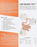 Vista 3 de LMF Digest 911" Suplemento prebiótico y probiótico de 1 libra para caballos, rumiantes y mascotas