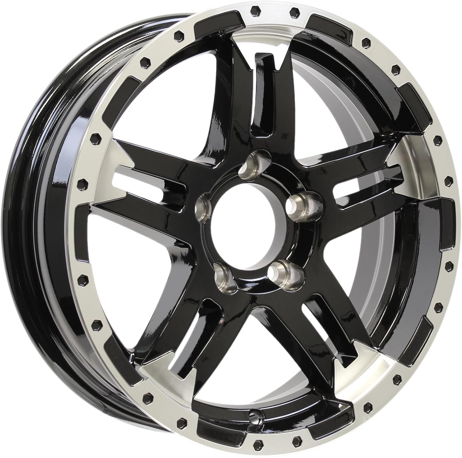 ECustomrim Aluminum Trailer Wheel 15X5 15" 5 Lug 4.5