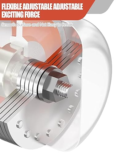 Miniatura 4 de Motor vibrador de hormigón Motor vibratorio eléctrico 30W 4000RPM, motor de vibración DC sin escobillas controlador de velocidad ajustable, mini