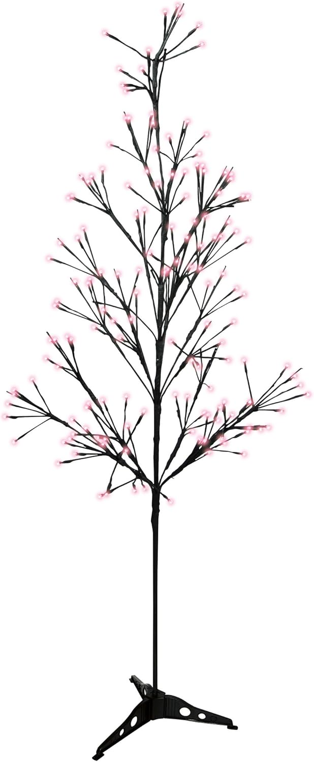 Sunstar 5' Artificial Tree with Purple Lights Home & Kitchen