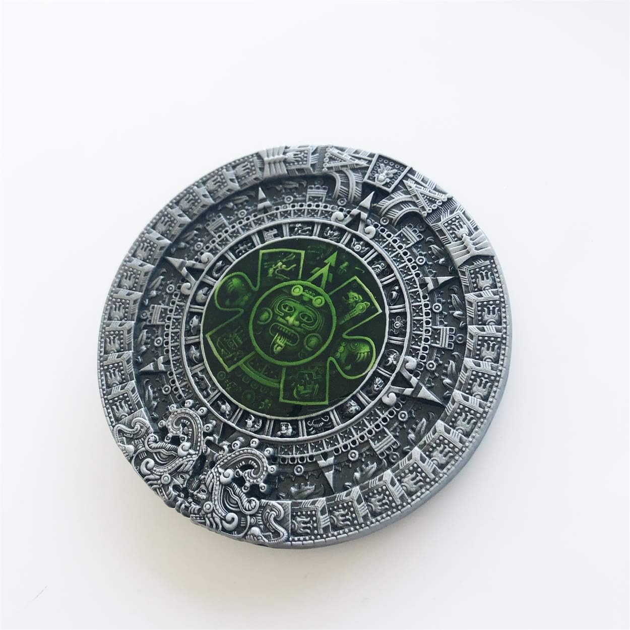 JEAN'S FRIEND Enamel Vintage Style Aztec Calendar Belt Buckle Hebilla image 2