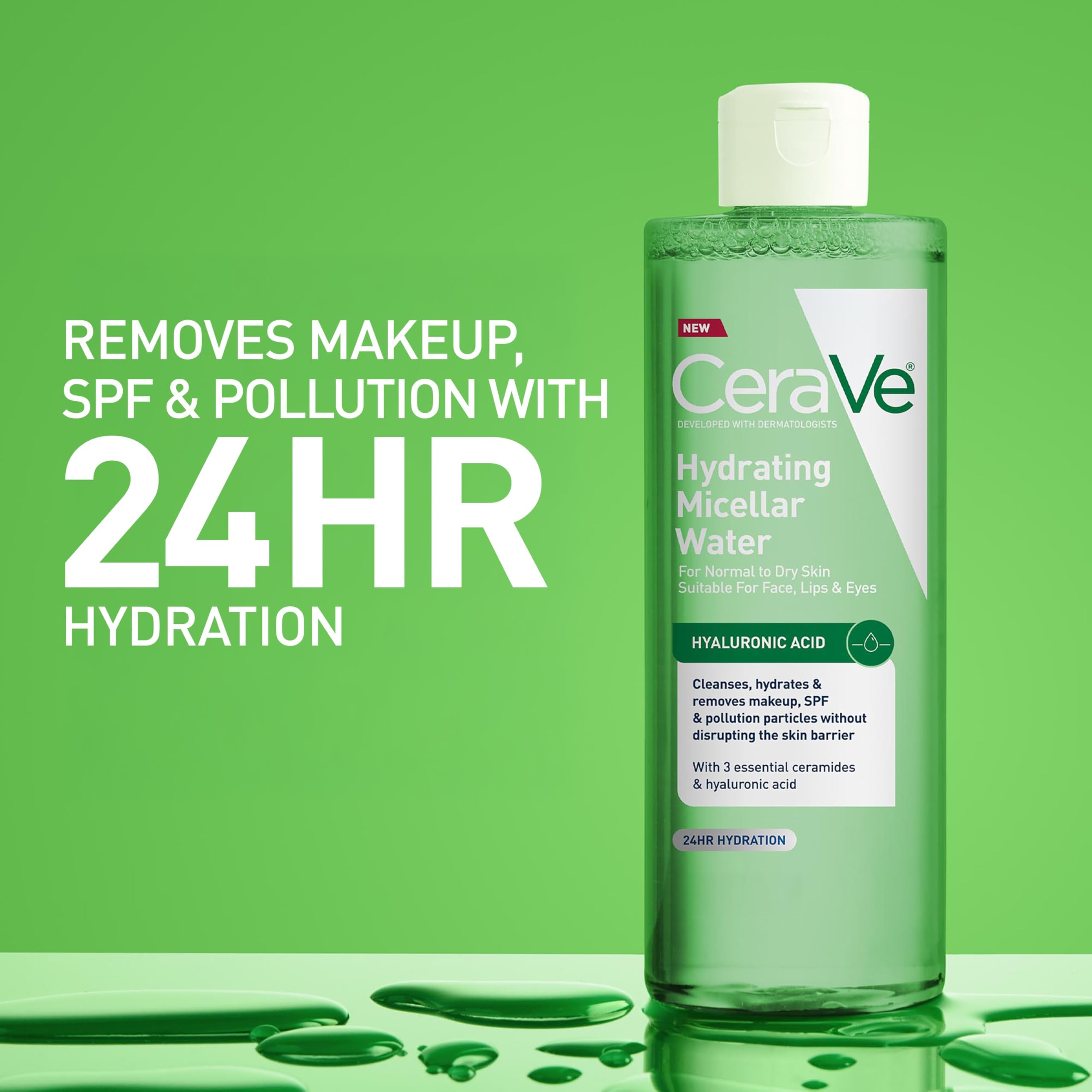 CeraVe Micellar Water - Gentle Makeup Remover -4