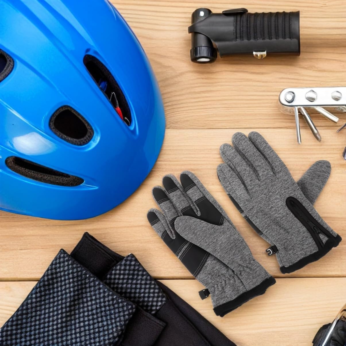 Kisangel Outdoor Touchscreen Gloves for Cold Weather Windproof Thermal Mittens with Sensitive Fingertips for
