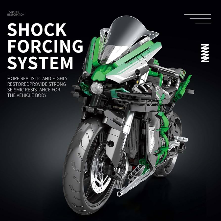 Reobrix 570 Kawasaki Ninja H2 SX SE 1:5 Motorcycle Model