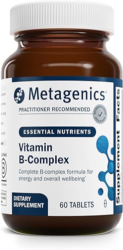 Metagenics Vitamina B-Complex - Vitaminas activas B6 y B12 con ácido fólico - Apoya el metabolismo energético, la respuesta al estrés, el equilibrio