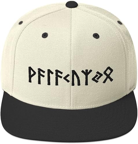 Norse Valkyrie Viking Elder Futhark Runes - Gorra nórdica pagana para regalo