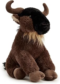 Zappi Co Gnui the GNU Plush Toy (22 cm) GNU Large Migration Buddy - Soft, Cuddly, 100% Recycled - Savannah Stampeder