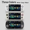TRIMUI Smart Pro Handheld Game Console,5000mAh Built-in 128G with 15000 games,Linux System,5- inch IPS High-Definition Screen,RGB Dual Joystick Design (White,128G)