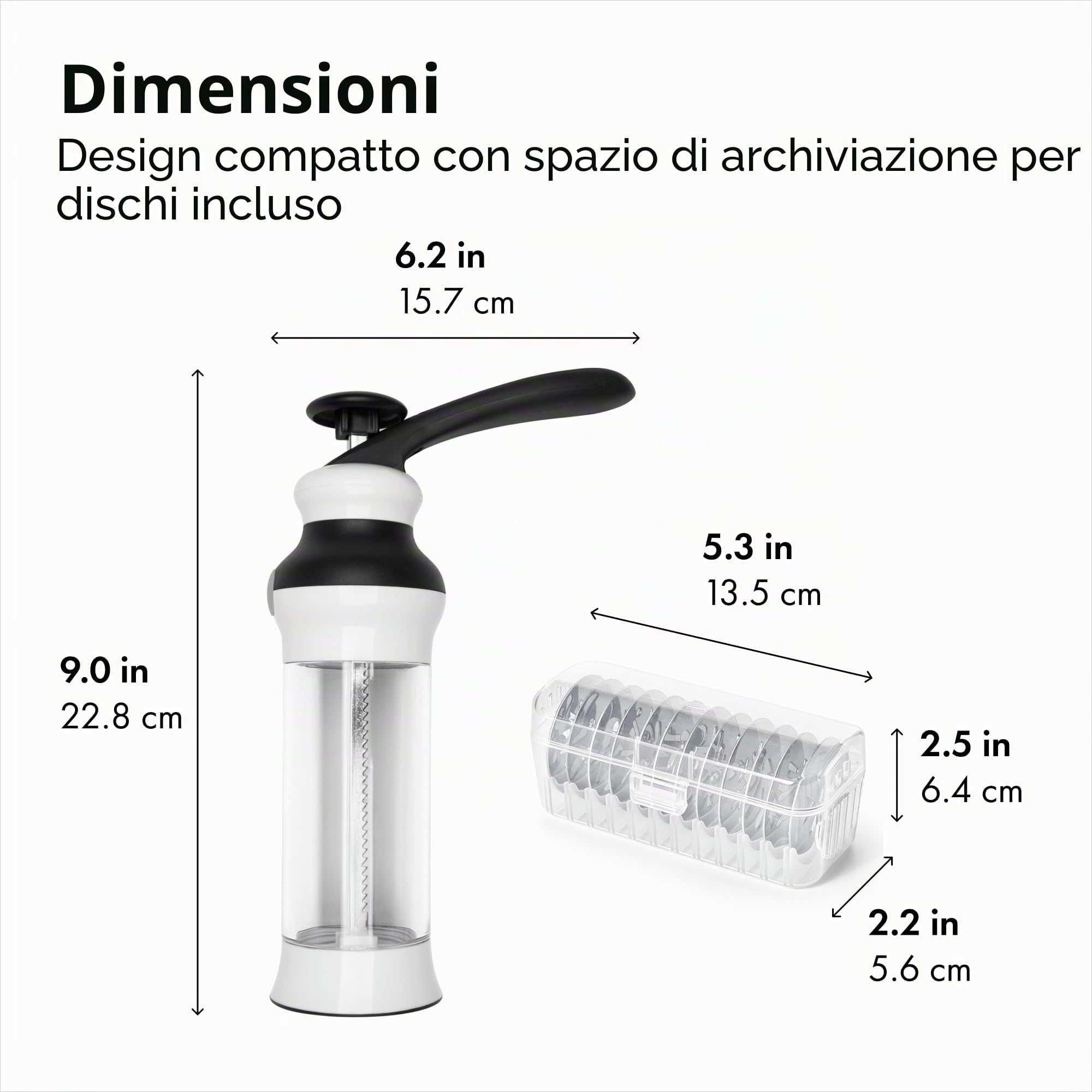 OXO Crea Biscotti, Plastica, Trasparente