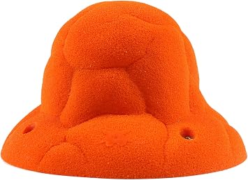 Atomik Rock Climbing Holds XL Screw-On Font Sloper in Orange