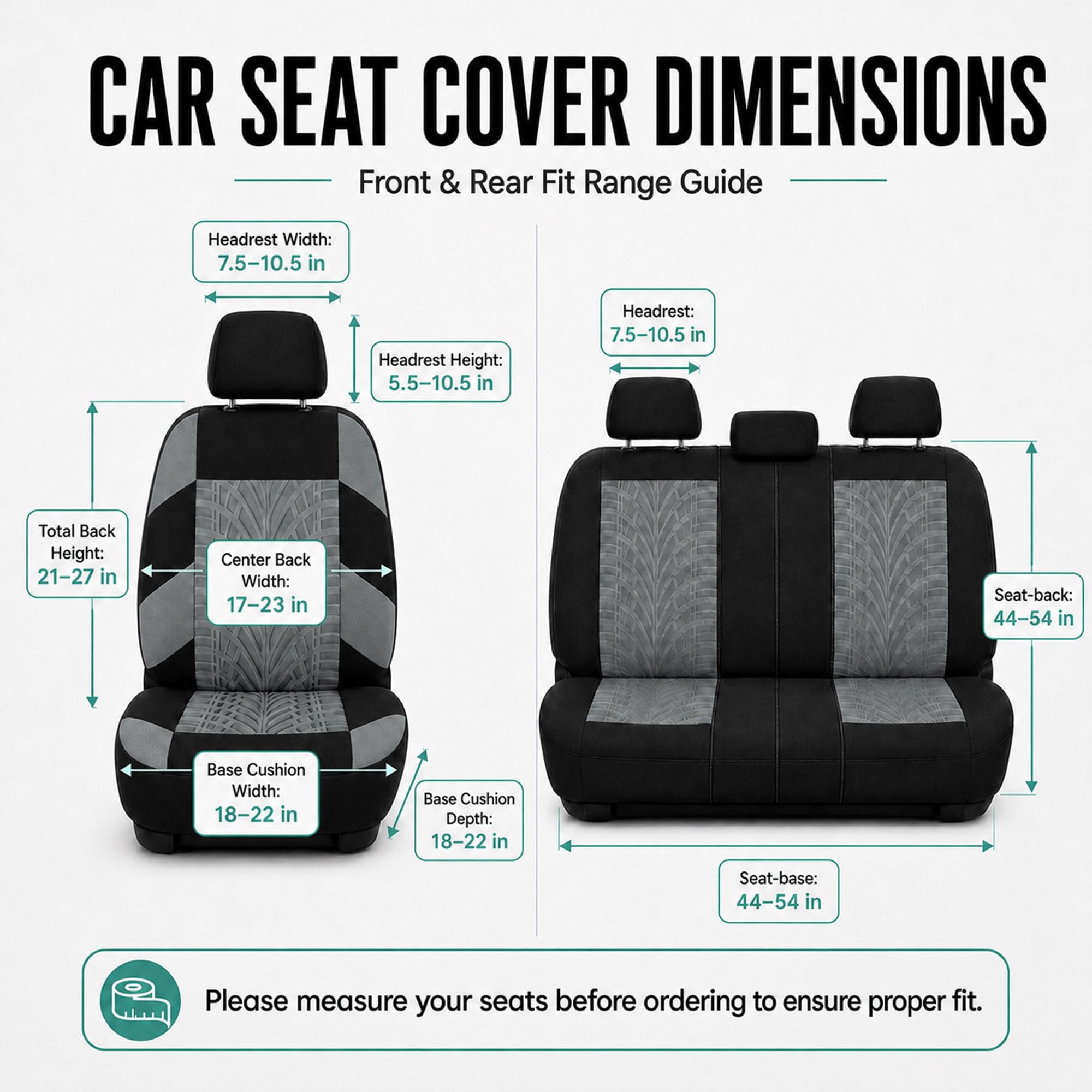 9 Piezas Fundas de Asiento de Coche Juego Completo para Skoda Elroq Mk1 2024-2026, Protector de Asiento Transpirable Airbag Compatible Dividido, Gray
