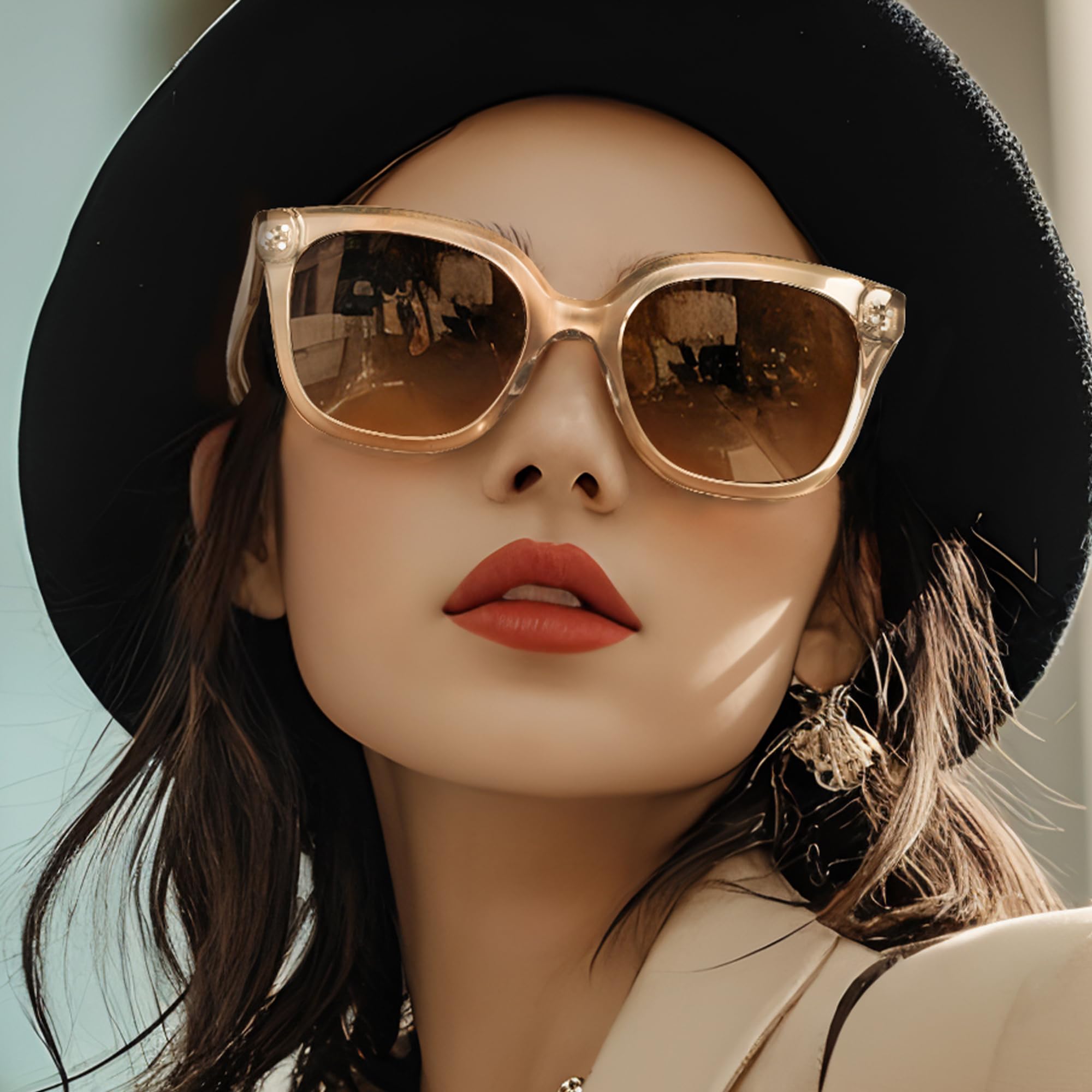 Gafas de sol polarizadas con protección UV400 para mujer y hombre.