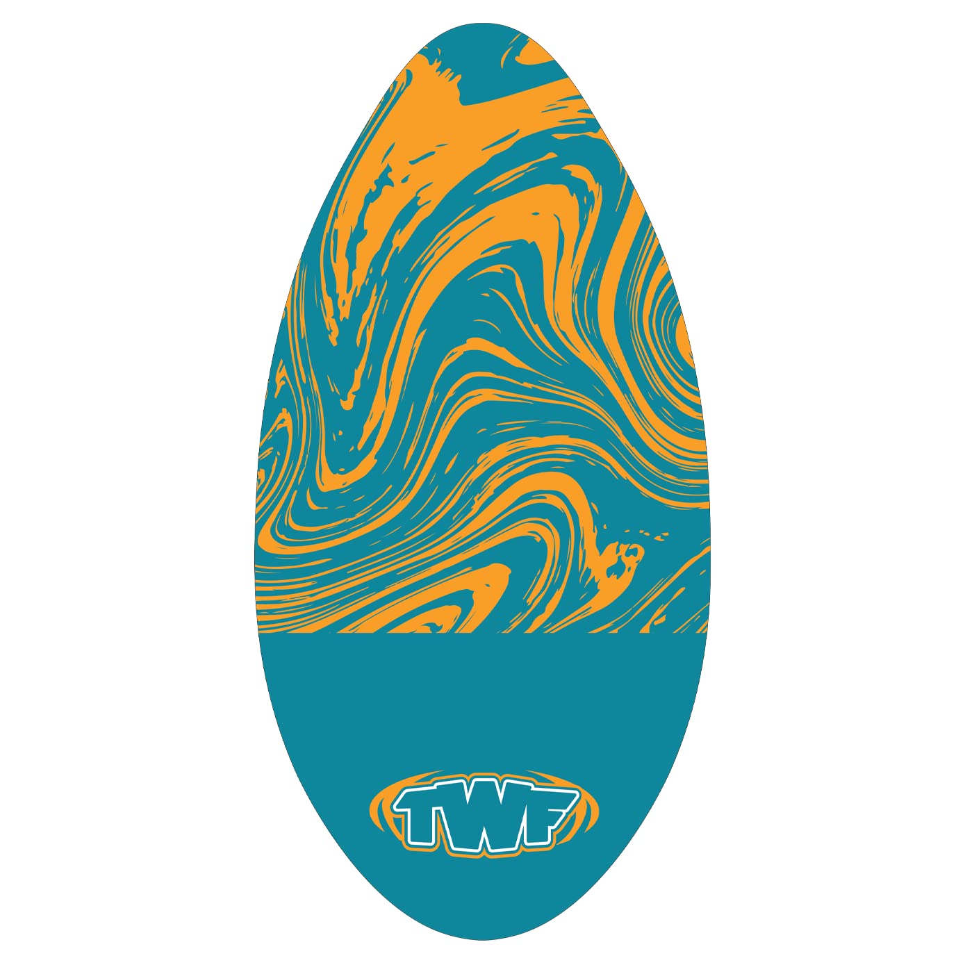 surfing TWF 37" Skim Board Skimmer 6 PLY LACQUERED MAPLE KICKED UP NOSE Skimboard Choice of Colour
