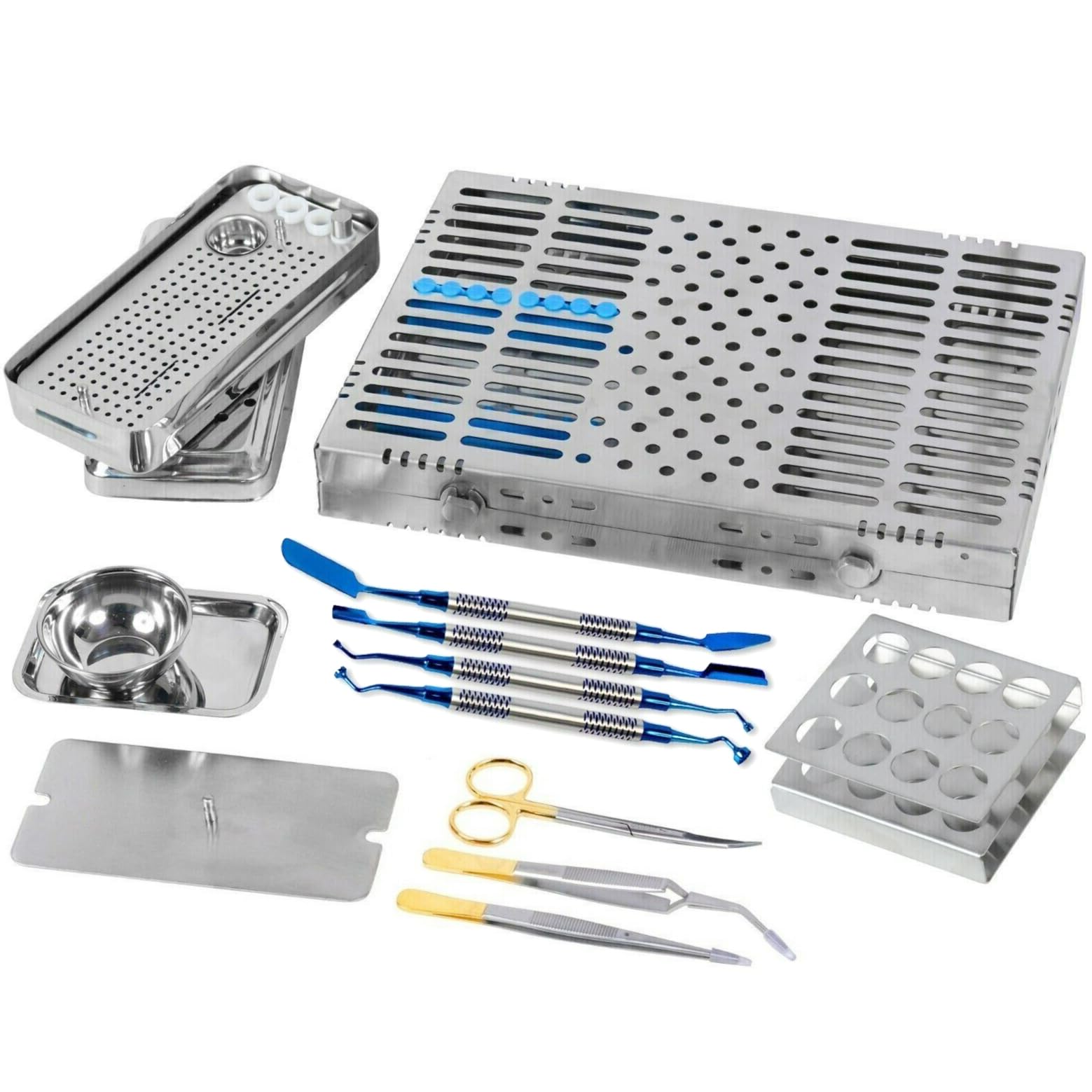 MuskalMed Dental PRF Box GRF System Platelet Rich Fibrin Set Surgi Membrane Kit with Organizing Cassette MDK-07