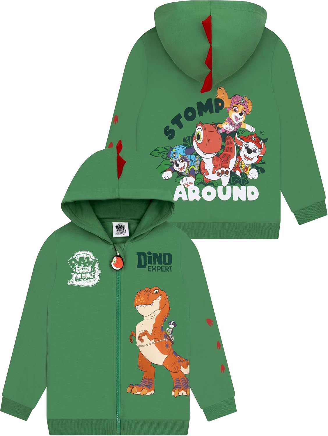Paw Patrol Hoodie, Dinosaur Boys Hoodie With Zip, Marshall Boys Clothes