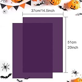 CHRORINE Purple Tissue Paper - 60 Sheets, 20 x 14.5 inches, Halloween & Party Art Gift Wrapping, DIY Crafts & Decor