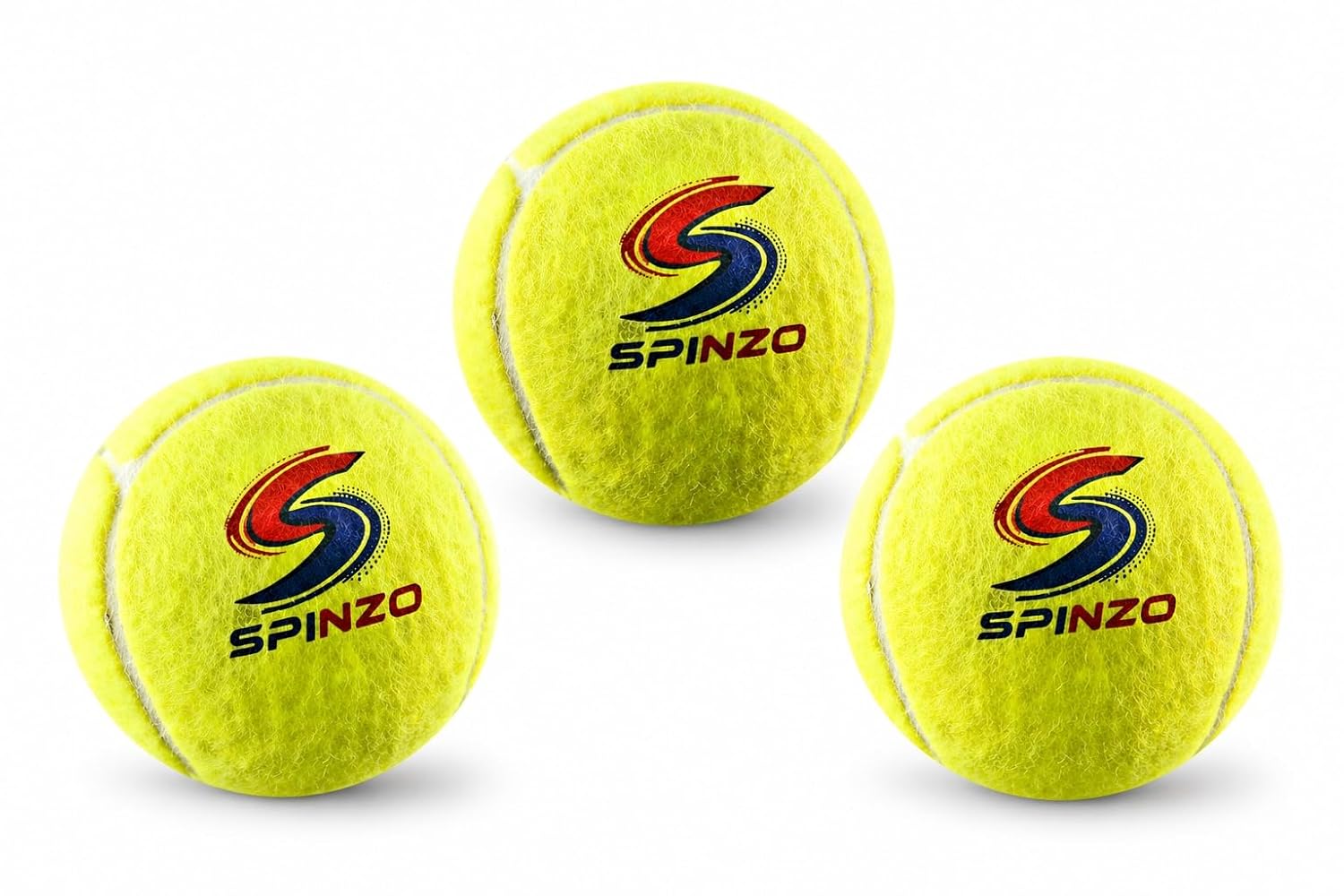 IV Spinzo Tennis Cricket Ball Tournament Street Match Lawn Tennis Ball, Soft Lightweight | Gully Ball, Cricket Ball for St