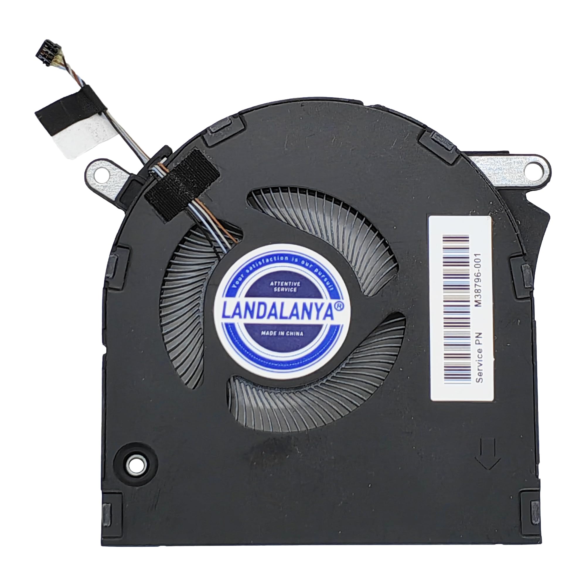 LANDALANYA Replacement New CPU Cooling Fan for HP Envy 14-EB TPN-Q252 Laptop M38796-001 ND75C37-20D15 DC5V 0.50A Fan