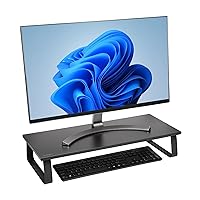 Kensington Supporto per monitor extra largo, rialzo ergonomico in metallo per monitor da scrivania