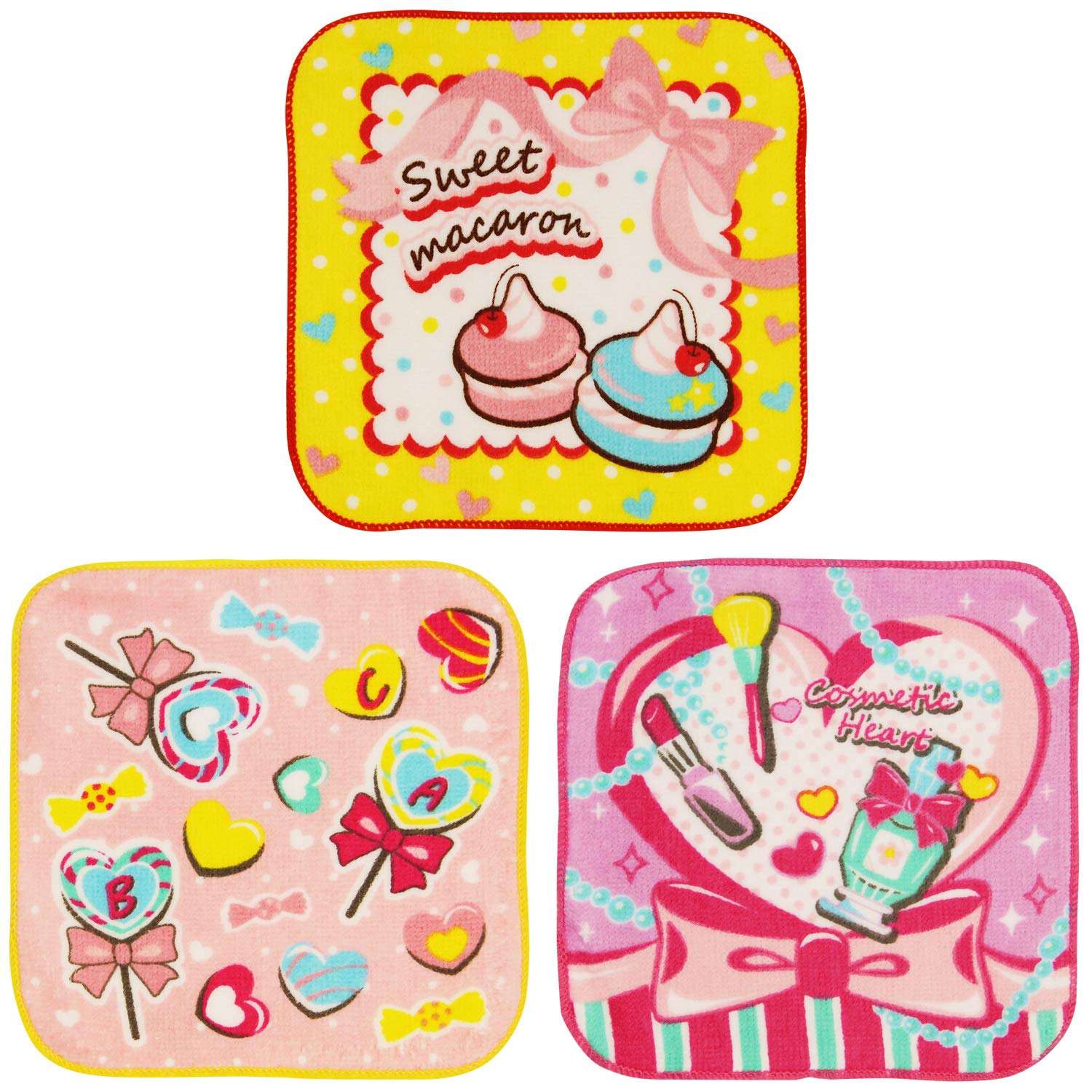 Amazon｜林(Hayashi) プチタオル3枚セット タオルハンカチ 約16×16cm  