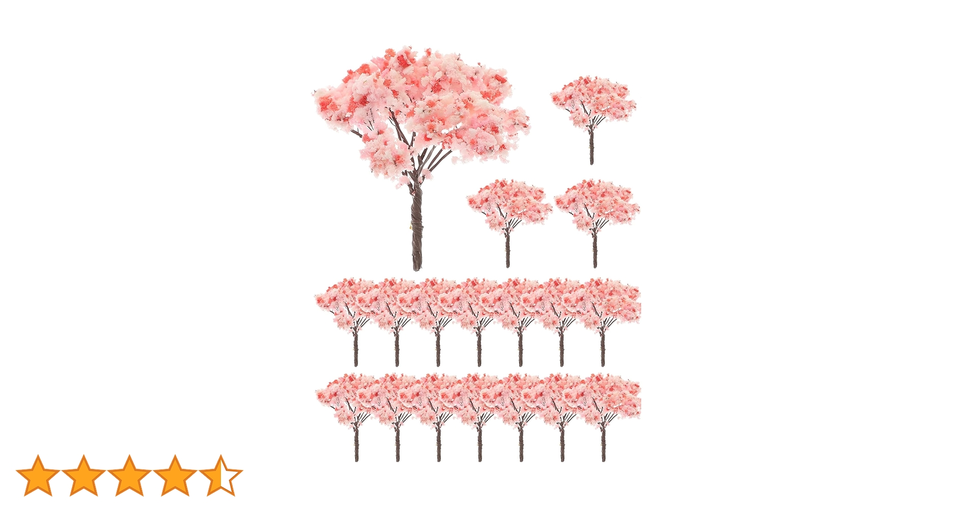 Amazon | siawadeky 20本セット 桜 樹木 ジオラマ 桜の木 鉄道
