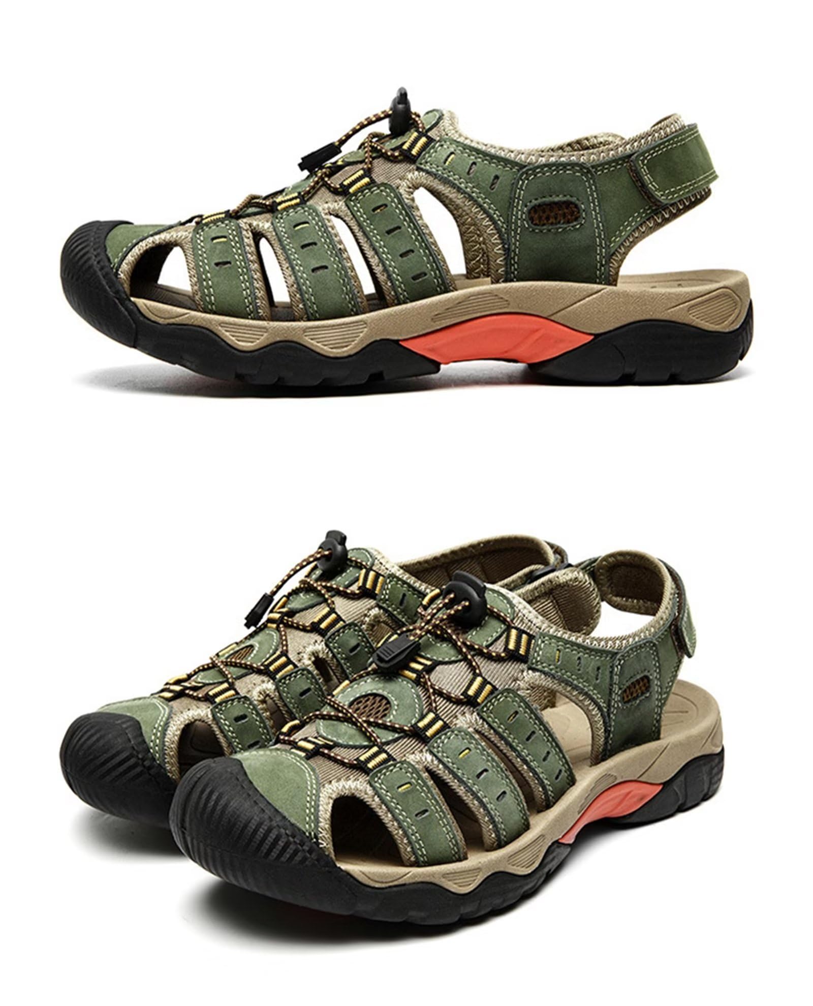 Sandale de sport homme respirantes avec bout fermé ‎Chaussures plage,Plein Air,Randonnée,Sandale Trekking Homme été