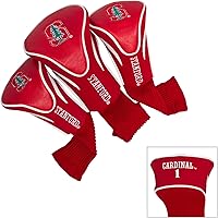 Vista 47 de Team Golf NCAA Numerado 1, 3 y X, se adapta a conductores de gran tamaño, utilidad, clubes de rescate y calles, forro de terciopelo para protección