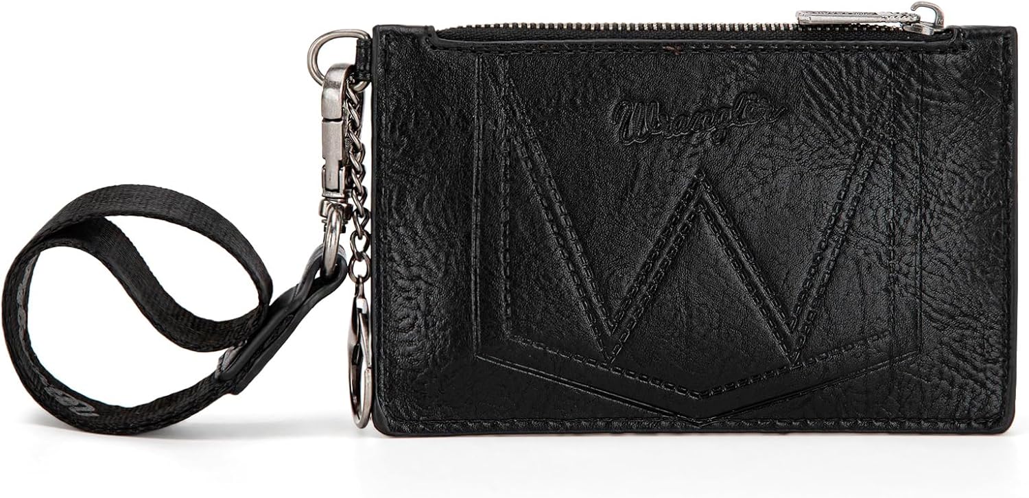 Montana West X Wrangler Credit Card Holder RFID Credit Card Holders for Women Card Holder Keychain Small Wallet Women Wristlet - Image 5