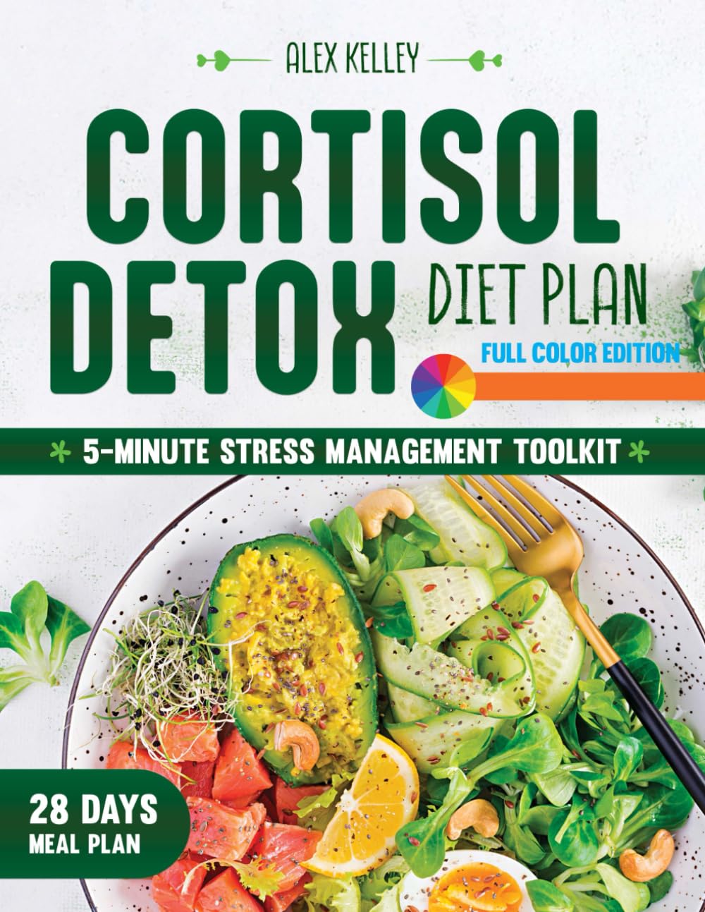 Cortisol Detox Diet Plan: Break Free from Overwhelming Stress, Banish Belly Fat, and Activate Unstoppable Energy in 28 Days