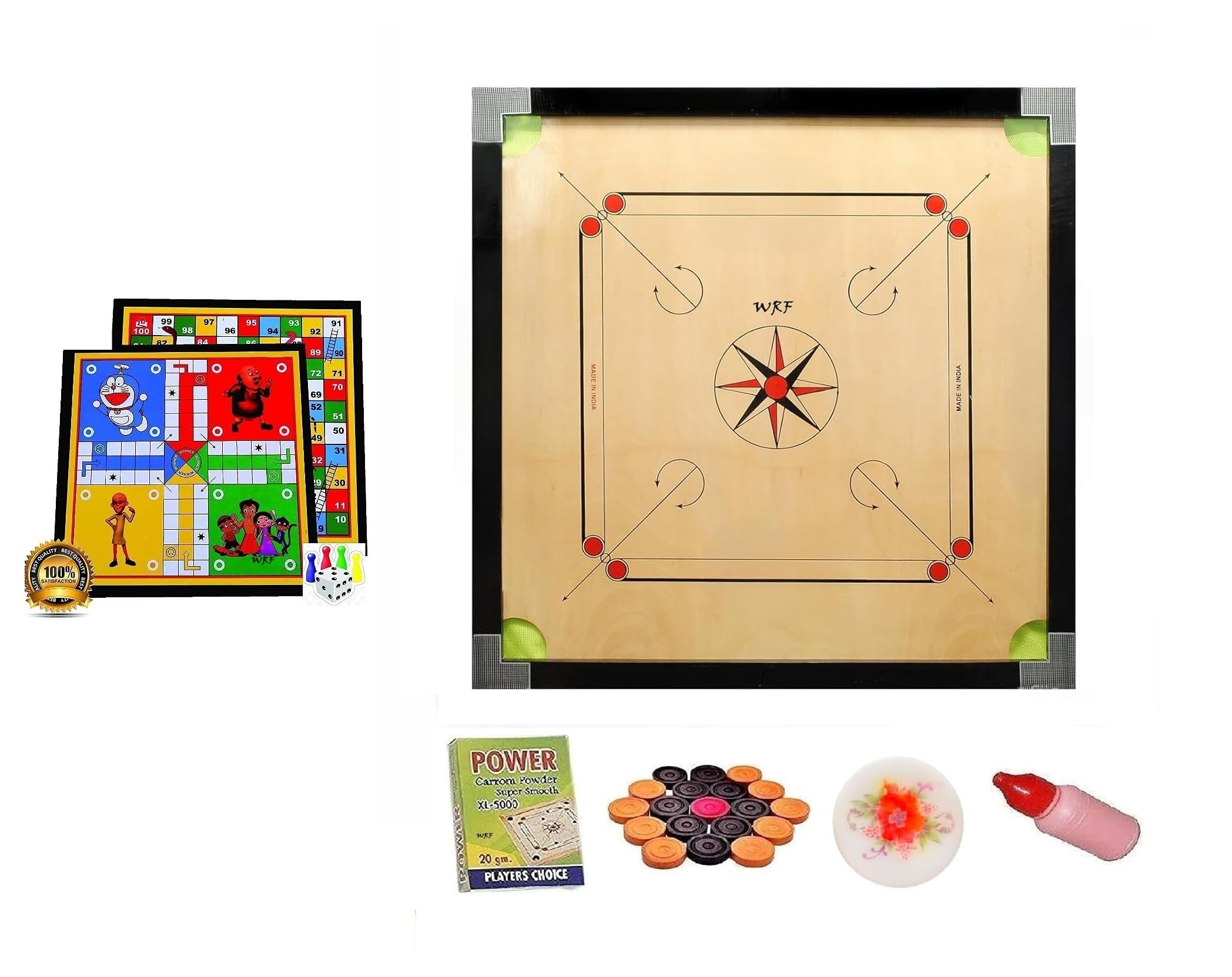 Premium Carrom Board - Practice & Play! -17