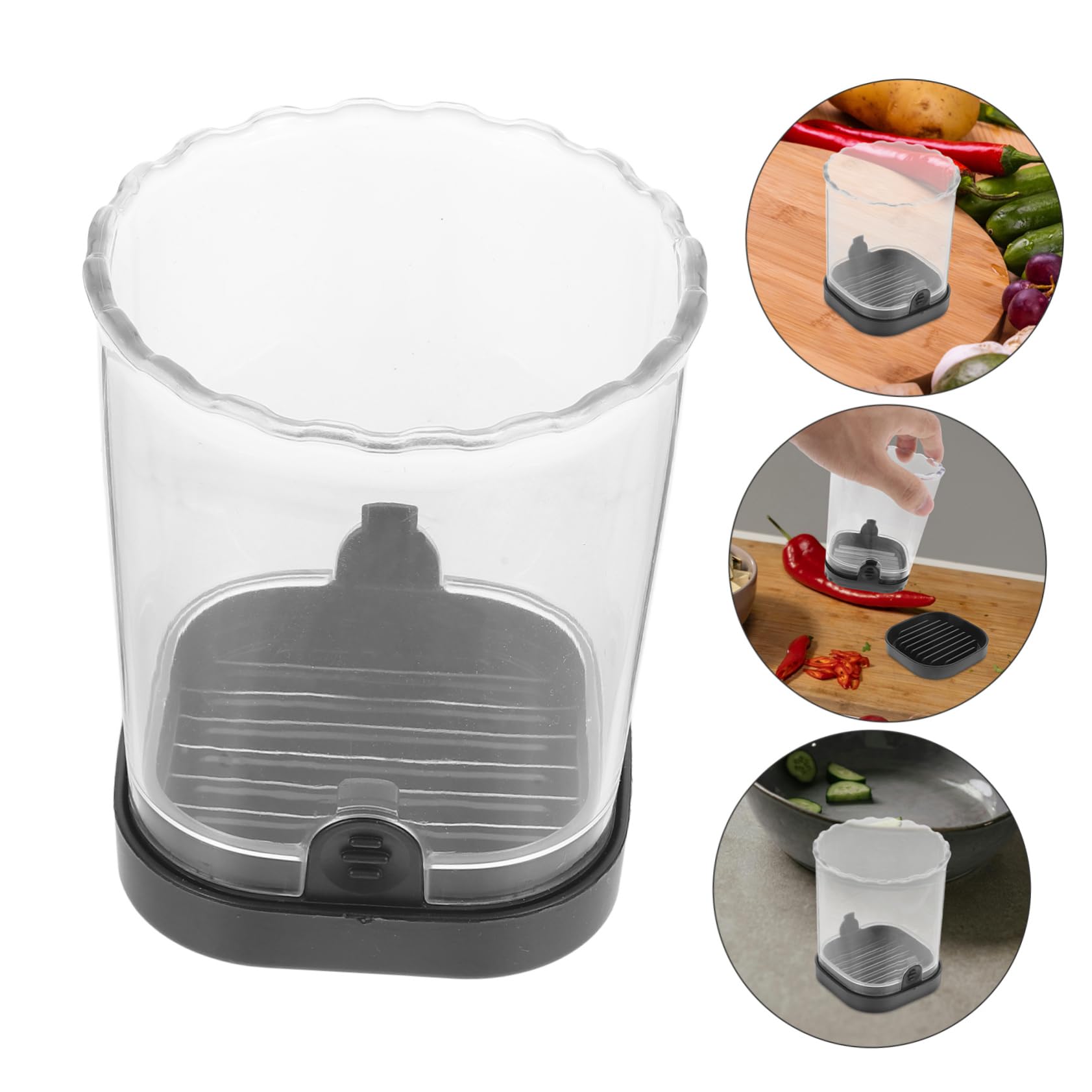 TOPBATHY 4piezas Cortadora Multifuncional De Inoxidable Rebanador De Huevos y Herramienta Portátil Para Cortar Frutas y Ensaladas