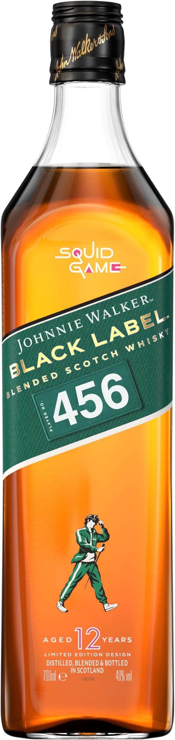Black Label │ Squid Game Special Edition │ 40% vol │ 70cl │ Blended Scotch Whisky │ Notes of Spice & Vanilla │ Award Winning