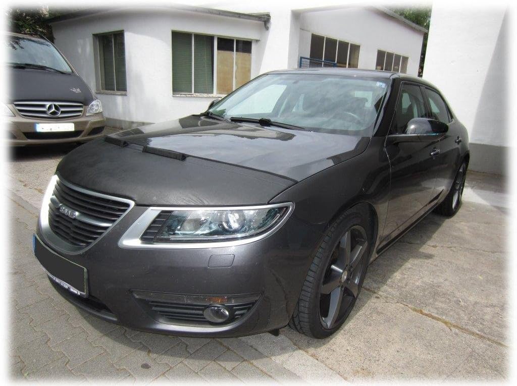 Hood Bra Front End Nose Mask Compatible with SAAB 9-5 2010-2011 Bonnet Bra STONEGUARD Protector Tuning