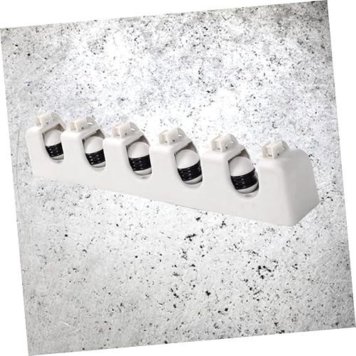 Miniatura 3 de CHILDWEET Colgador de cepillo para paraguas, colgador de pared, organizador de artículos de tocador, llavero de flores preservadas, estante para