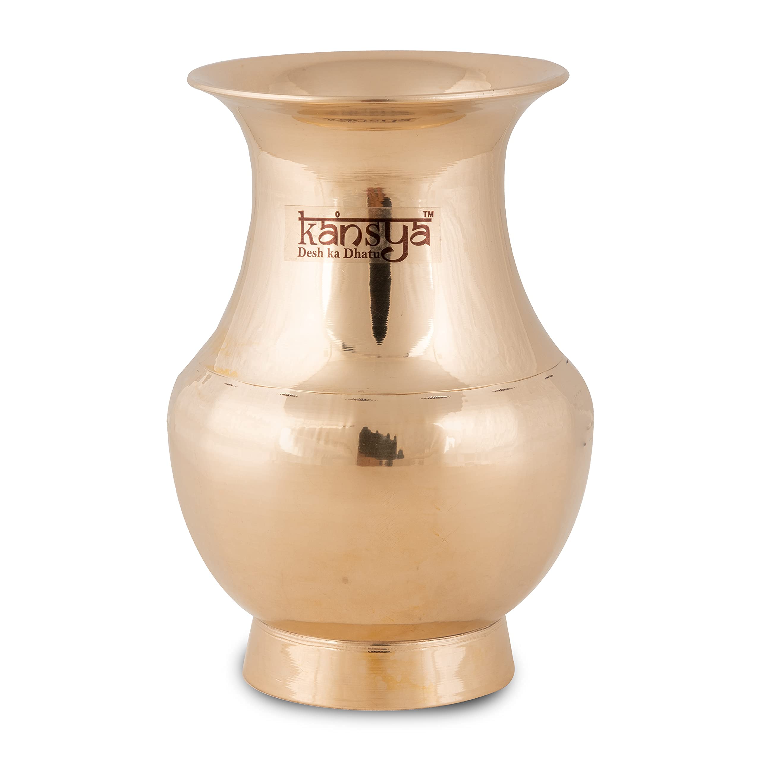 Kansya Bronze Classic Kalash (Large) : Amazon.in: Home & Kitchen