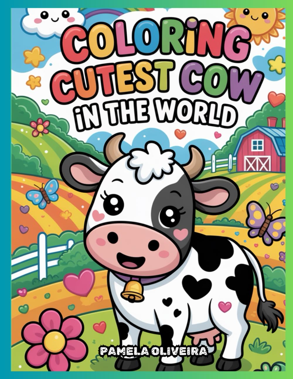 Coloring: Cutest Cow in The World