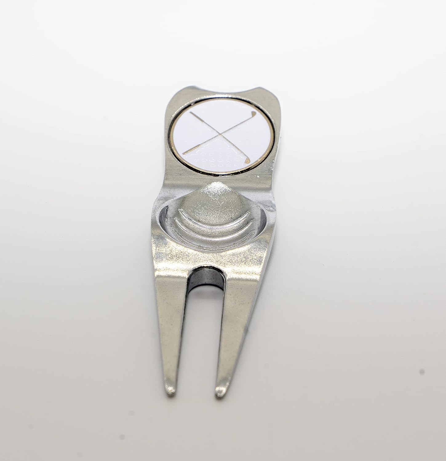 review ADVANTAGE-YOU Golf Club Brush & Groove Cleaner with Clip, Metal Divot Tool, and Microfiber Towel with Clip (Red, White, Blue)