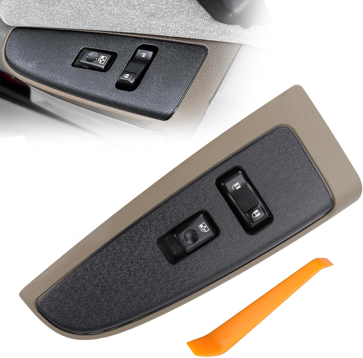 19115820 Front Passenger Window Switch Compatible with 2003-2007 Chevy Silverado 1500 2500 3500, GMC Sierra 1500 2500 3500&2003-2006Avalanche 1500 2500,Yukon, Yukon XL 1500, Yukon XL 2500